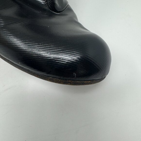 chie mihara black leather cut out heeled boots EU 41 US 11 - Picture 10 of 11